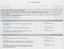 Tablet Screenshot of forumsociaux.com